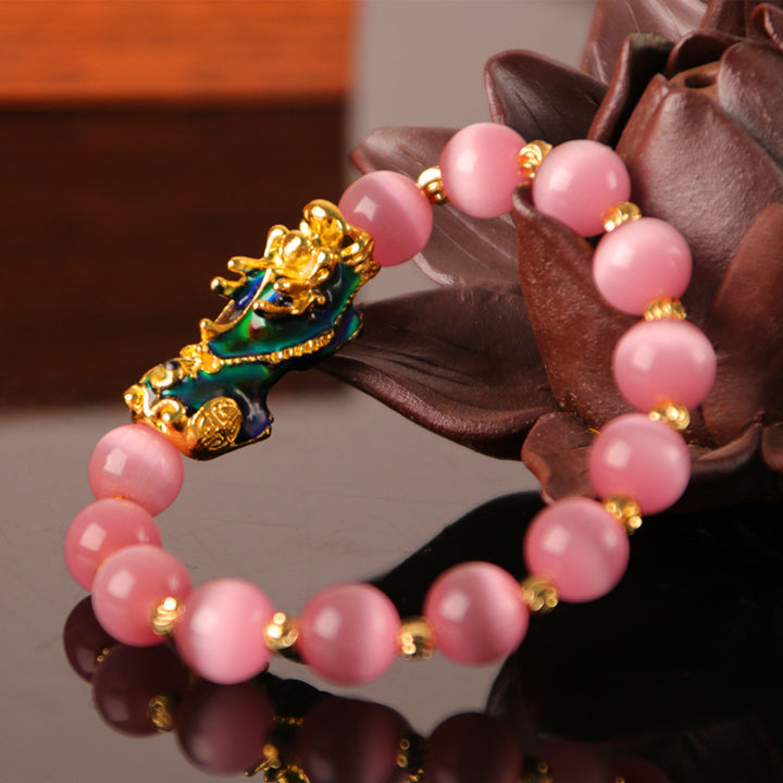 3D Gold Plated PiXiu Bracelet Q2