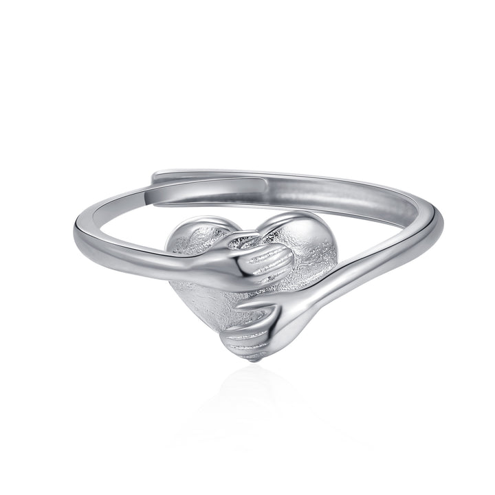 Hug Love Heart-shaped Ring Fashion Simple Rings For Valentine's Day Super Amazing Store