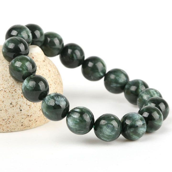 Dark Green Dragon Scale Effect Crystal Bracelet - Super Amazing Store