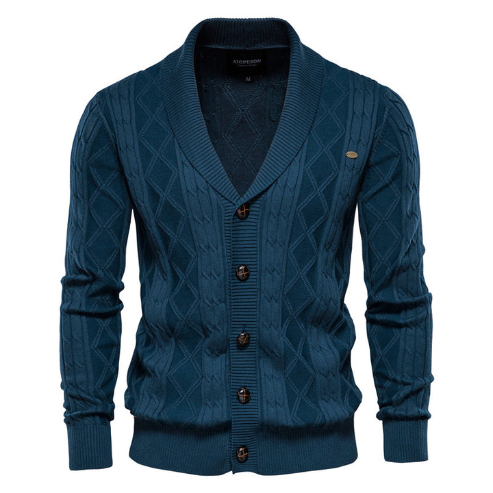 Men's Cardigan Sweater Padded Sweater Trend - Super Amazing Store