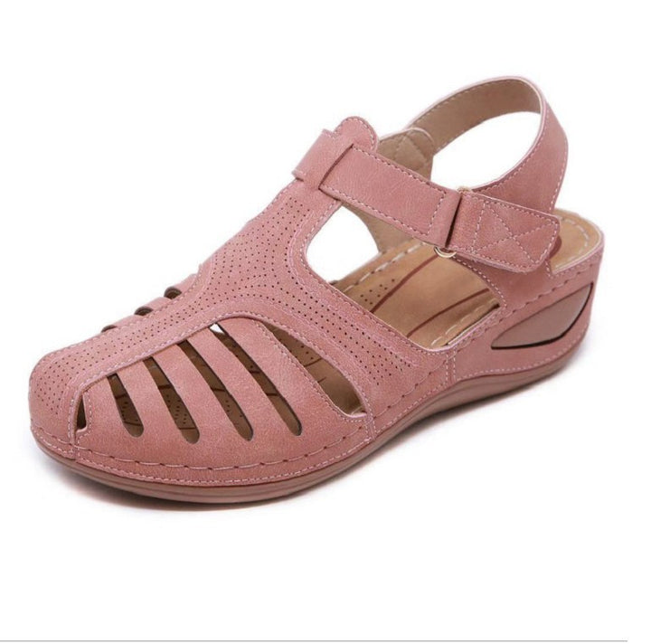 Retro Sandals Round Toe Wedge Sandals - Super Amazing Store