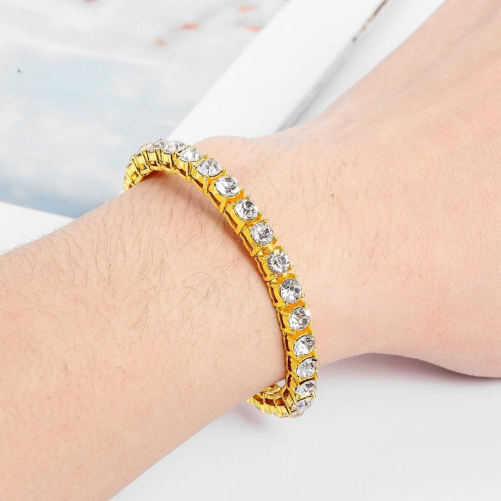 Mens Fashion Single Drain Diamond Bracelet - Super Amazing Store