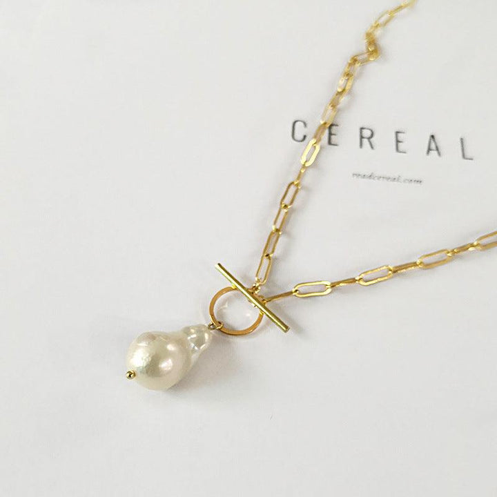 Vintage Cold Wind Irregular Natural Pearl Necklace - Super Amazing Store