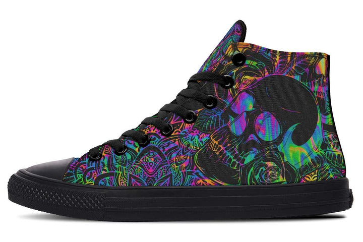 Printed Couple High-top Canvas Shoes - Super Amazing Store