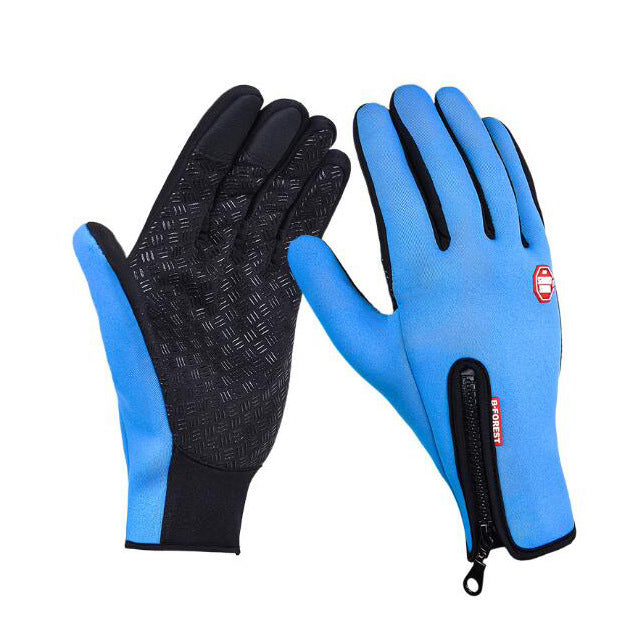 Winter Gloves Touch Screen Riding Motorcycle Sliding Waterproof Sports Gloves With Fleece - Super Amazing Store