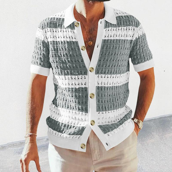 Summer Collar Shirts Men Casual Formal - Super Amazing Store