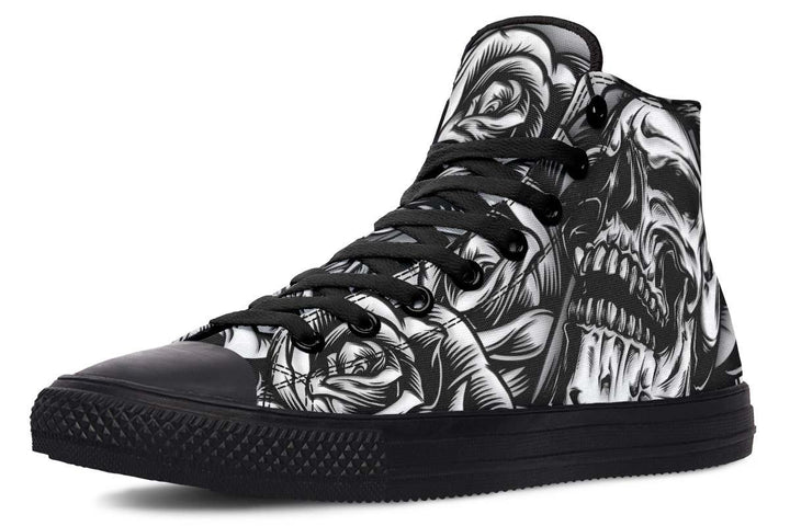 Printed Couple High-top Canvas Shoes - Super Amazing Store