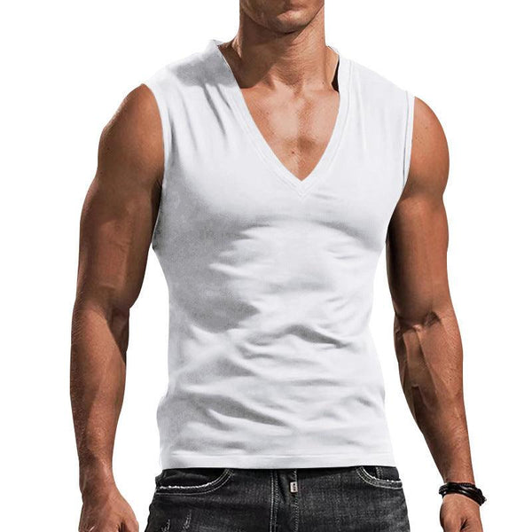 Casual Breathable Slim Fit Sleeveless T-shirt - Super Amazing Store