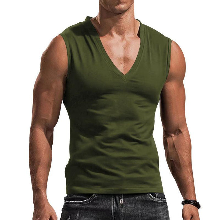 Casual Breathable Slim Fit Sleeveless T-shirt - Super Amazing Store