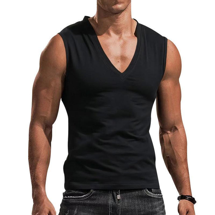 Casual Breathable Slim Fit Sleeveless T-shirt - Super Amazing Store