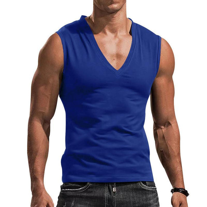 Casual Breathable Slim Fit Sleeveless T-shirt - Super Amazing Store