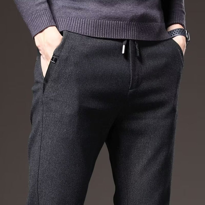 Casual Trousers Men's Loose-fitting Sanding Straight Pants-Super Amazing Store