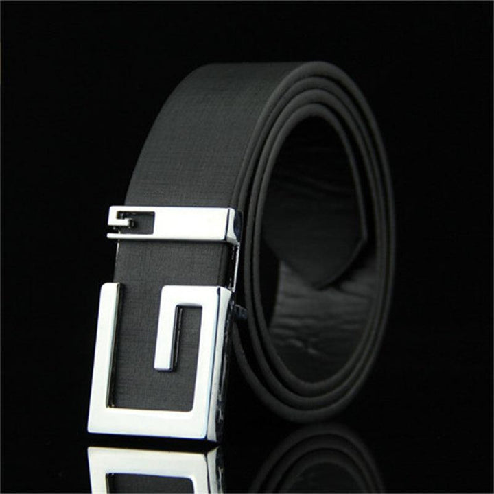 Men's And Women's Fashionable And Simple Smooth Buckle Belts - Super Amazing Store