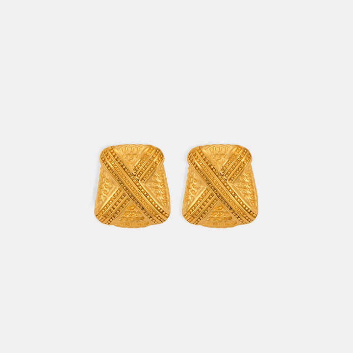 Titanium Steel Geometric Shape Earrings Trendsi