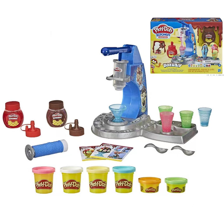 Kitchen Series Colorful Ice Cream Set Children's Plasticine Toys