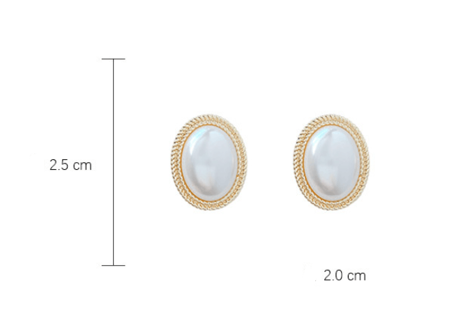 French Retro Hepburn Baroque Pearl Ears - Super Amazing Store