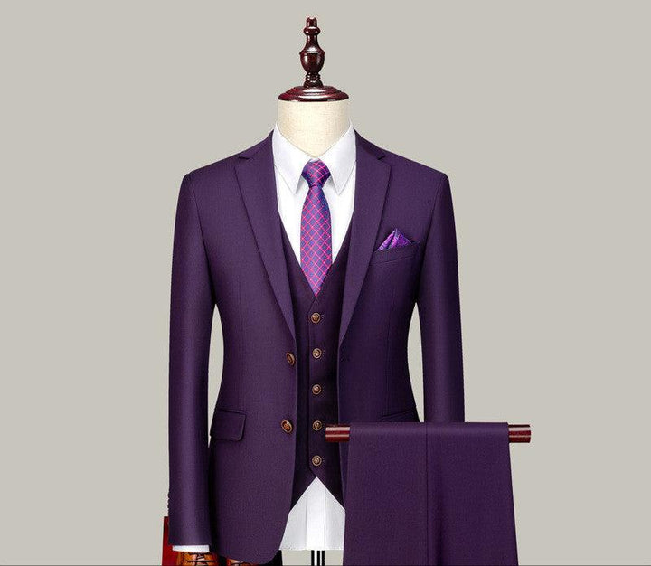 Men's Three-piece Suits For Groomsmen - Super Amazing Store