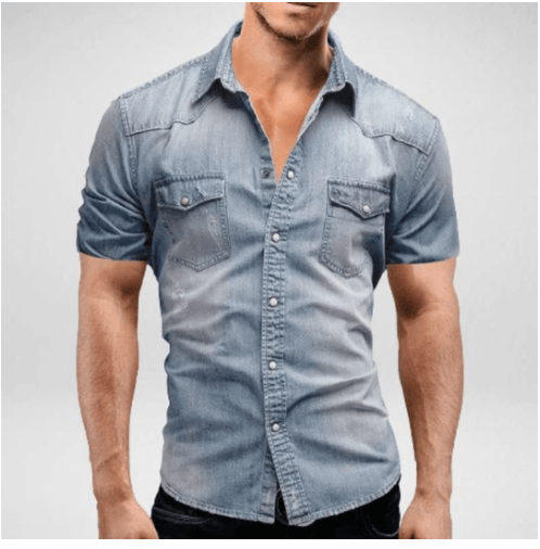 Men Shirt Brand Male Long Sleeve Shirts Casual Solid Slim Fit - Super Amazing Store