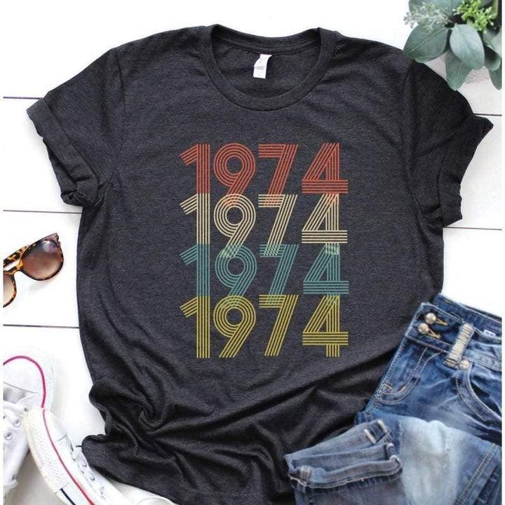 Color Printed Digital 1974T Shirt - Super Amazing Store