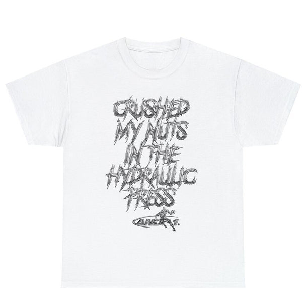 Crush My Nuts Chrome T-shirt - Super Amazing Store