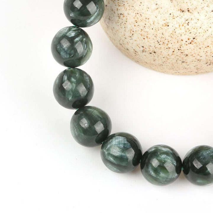 Dark Green Dragon Scale Effect Crystal Bracelet - Super Amazing Store