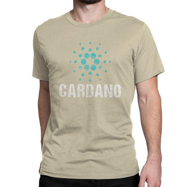 Cardano Ada Logo Cryptos Vintage T Shirts Men Cotton - Super Amazing Store