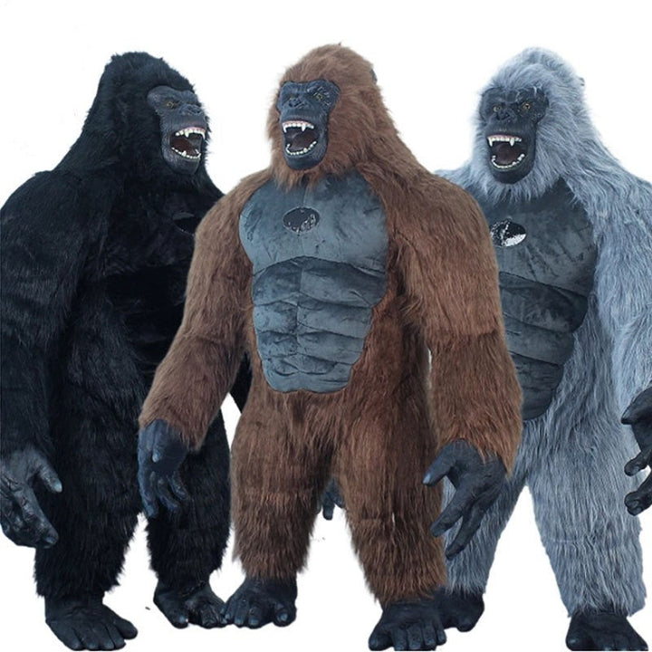Gorilla King Kong Inflatable Costume Cartoon Figure Costume Long Hair Super Amazing Store