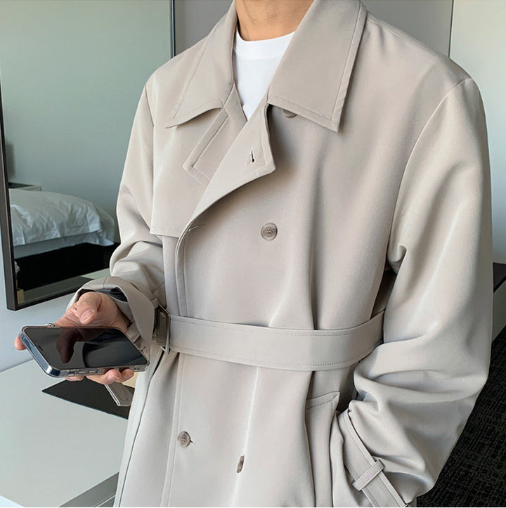 Men's Coat Trend British Temperament Korean Version Q2