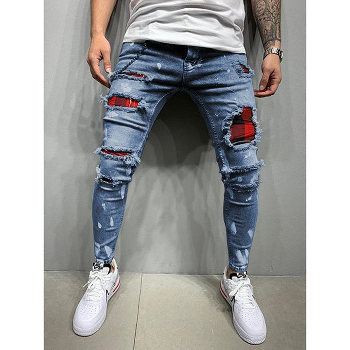 Men's paint jeans-Super Amazing Store