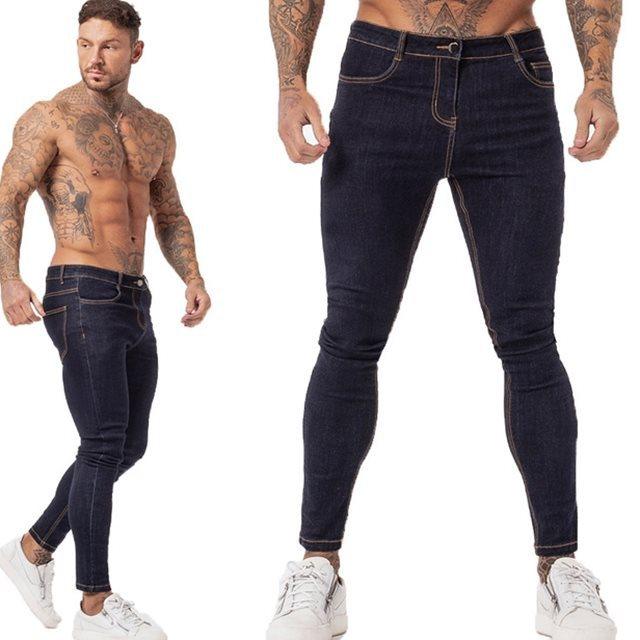 Patchwork Pants Jeans Men's Fit - Super Amazing Store