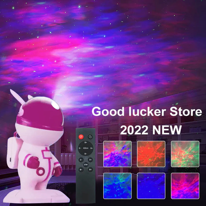 Astronaut Star Projector Starry Sky Projector Galaxy Lamp Night Light for Decoration Bedroom Home Decorative Children Gifts