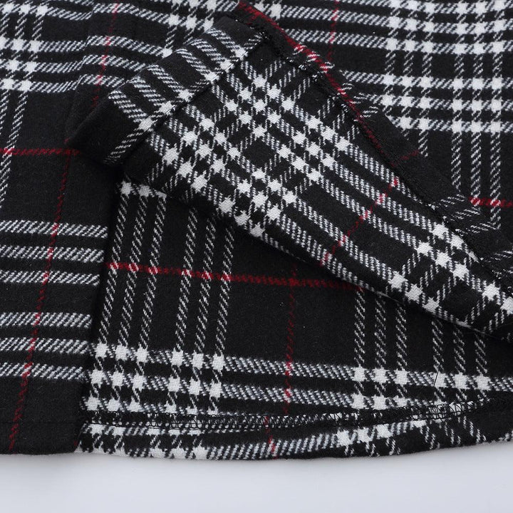 Men's Letter Embroidered Plaid Shirt Long Sleeve - Super Amazing Store