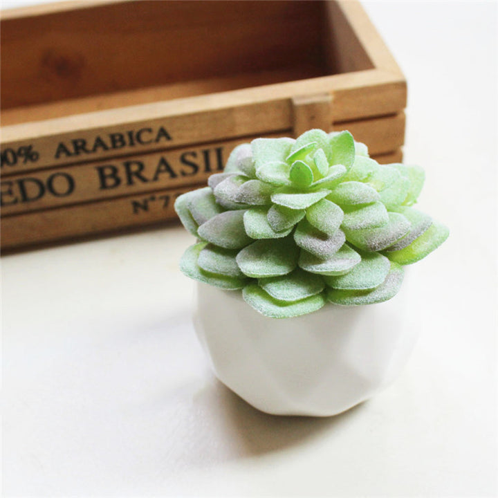 Artificial Succulent Bonsai Creative Ornaments for Home Table Garden Decoration Artificial Plants with Pot-Super Amazing Store