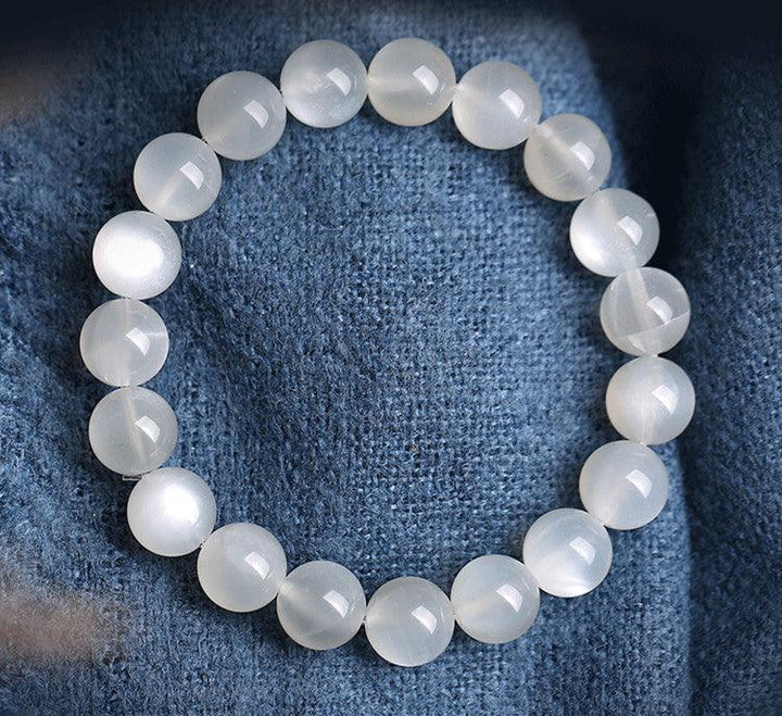 Natural Moonstone Bracelet Women's White Crystal - Super Amazing Store