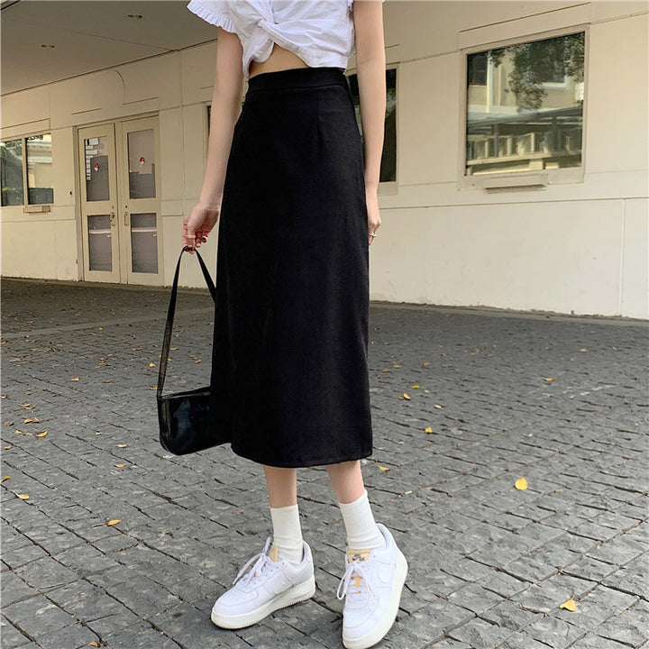 Hong Kong Style Fashion Skirt Summer New High Waist Look Taller - Super Amazing Store