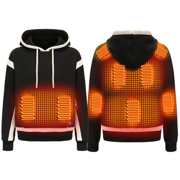 Outdoor New Technology Heated Jacket Heating Brushed Hoody Outerwear No Powerbank included - Super Amazing Store