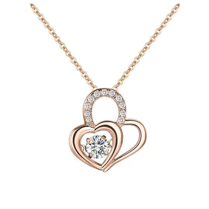 Beating Heart Sterling Silver Clavicle Chain Stylish Sweet - Super Amazing Store