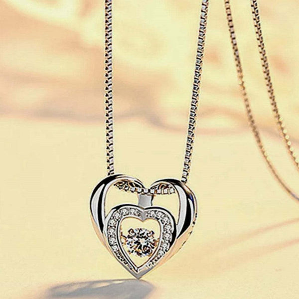 European And American Alloy Heart-shaped Pendant Necklace - Super Amazing Store