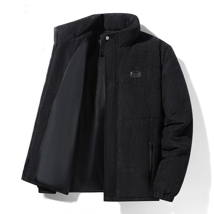 Corduroy Cotton-padded Jacket For Men Fleece-lined Warm And Breathable-Super Amazing Store