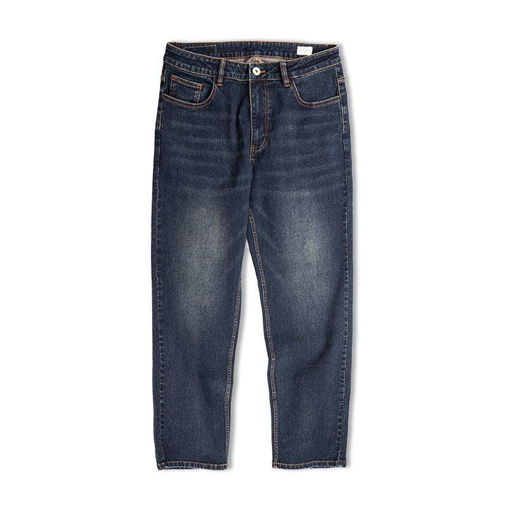 Men's Fashionable Washed Straight Jeans - Super Amazing Store