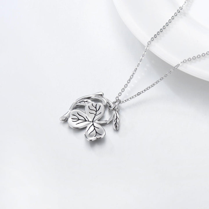 Shamrock Necklace for Women Three Leaf Clover Pendant Necklace Mothers Day Necklaces Lucky Jewelry Gifts - Super Amazing Store