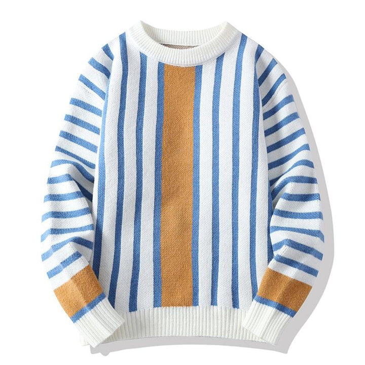 Men Loose Casual Soft Warm Fall Winter Cashmere Knitted Sweater - Super Amazing Store