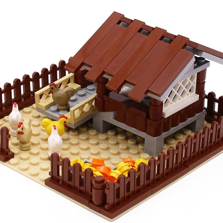 MOC Small Particle Building Blocks Animal Farm Scene Dispersion Accessories Suit Super Amazing Store