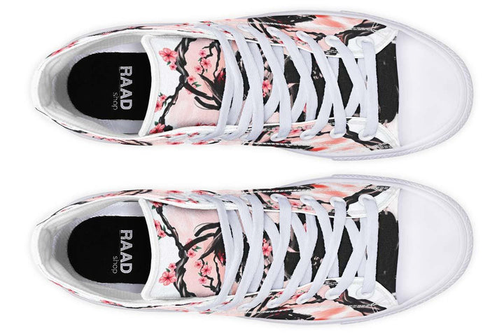 Printed Couple High-top Canvas Shoes - Super Amazing Store