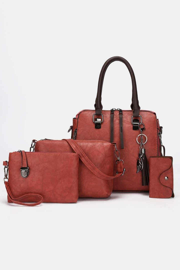 4-Piece PU Leather Bag Set - Super Amazing Store