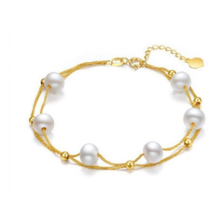 Women's Fashion Pearl Gold Bracelet - Super Amazing Store