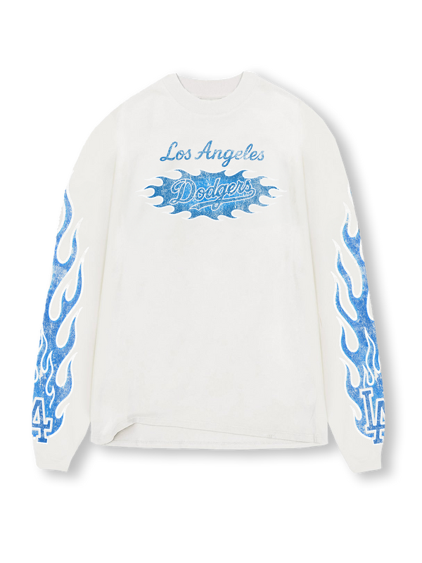 Off White - Blue Flame Long Sleeve ABLISS