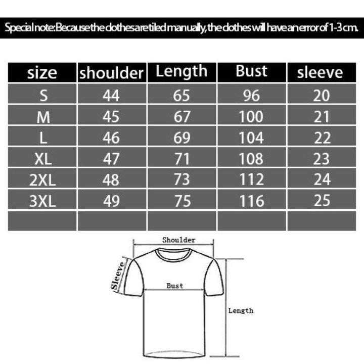 Dream Digital Printing Casual Round Neck Short Sleeves On European And American Universal T-shirts - Super Amazing Store