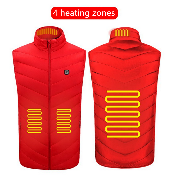 Heated Vest Washable Usb Charging Electric Winter Clothes - No Power Bank included-Super Amazing Store