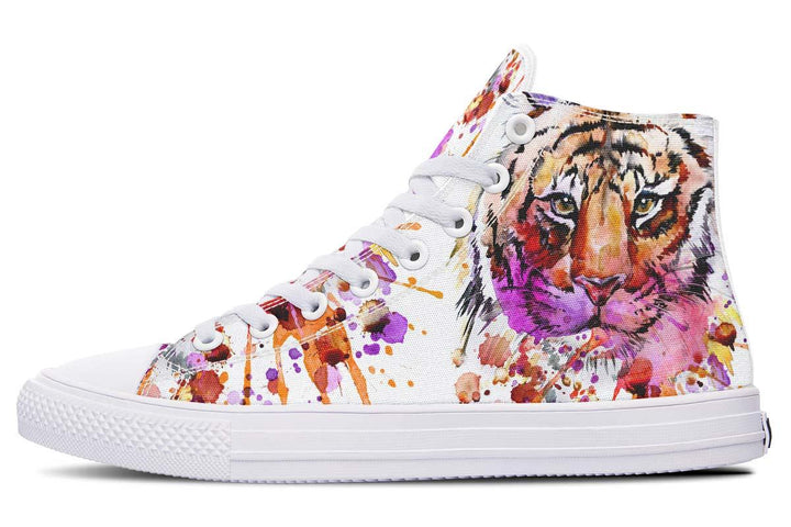 Printed Couple High-top Canvas Shoes - Super Amazing Store